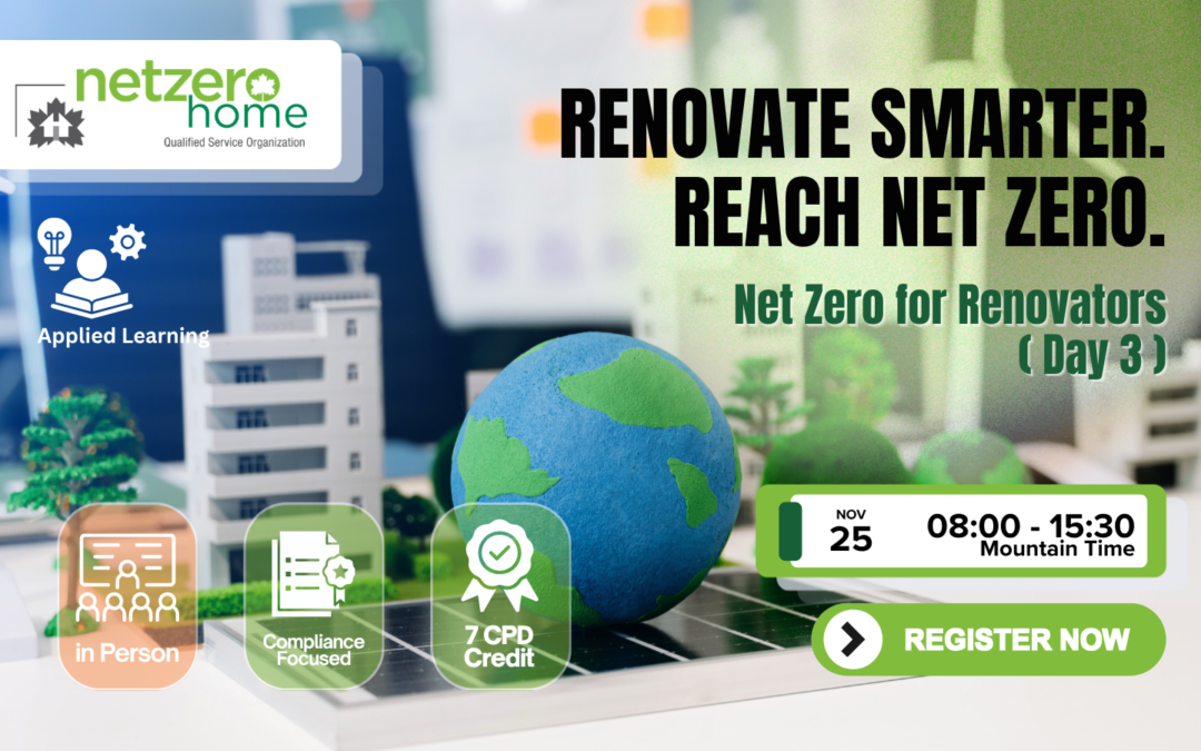 In Person Net Zero for Renovators (Day 3)