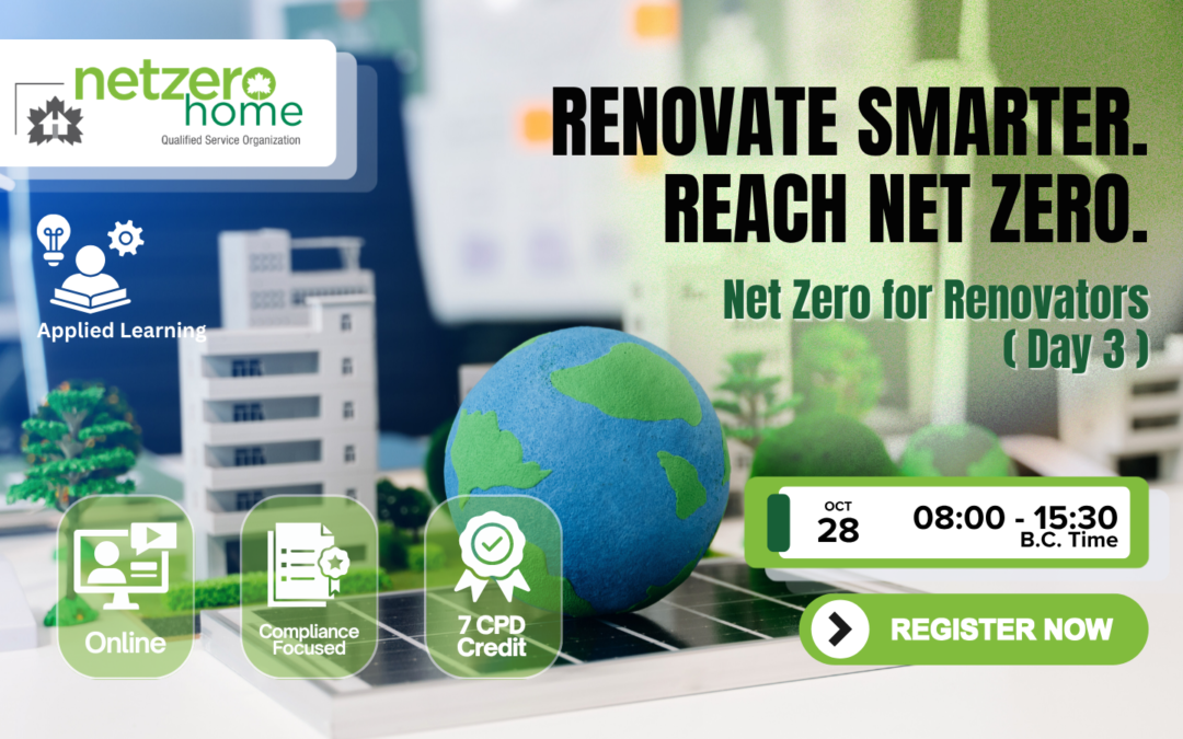 Online Net Zero for Renovators (Day 3)